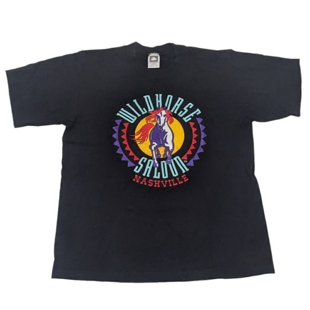 Wild horse Saloon Nashville Tennessee Destination T Shirt‎ Vintage Medium 90s